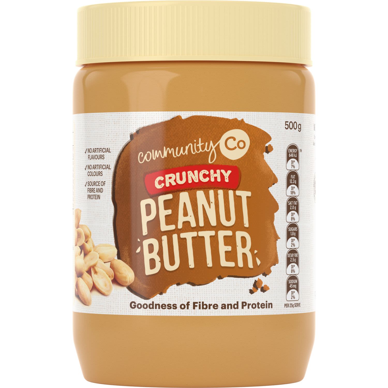 Community Co Crunchy Peanut Butter, 500 Gram