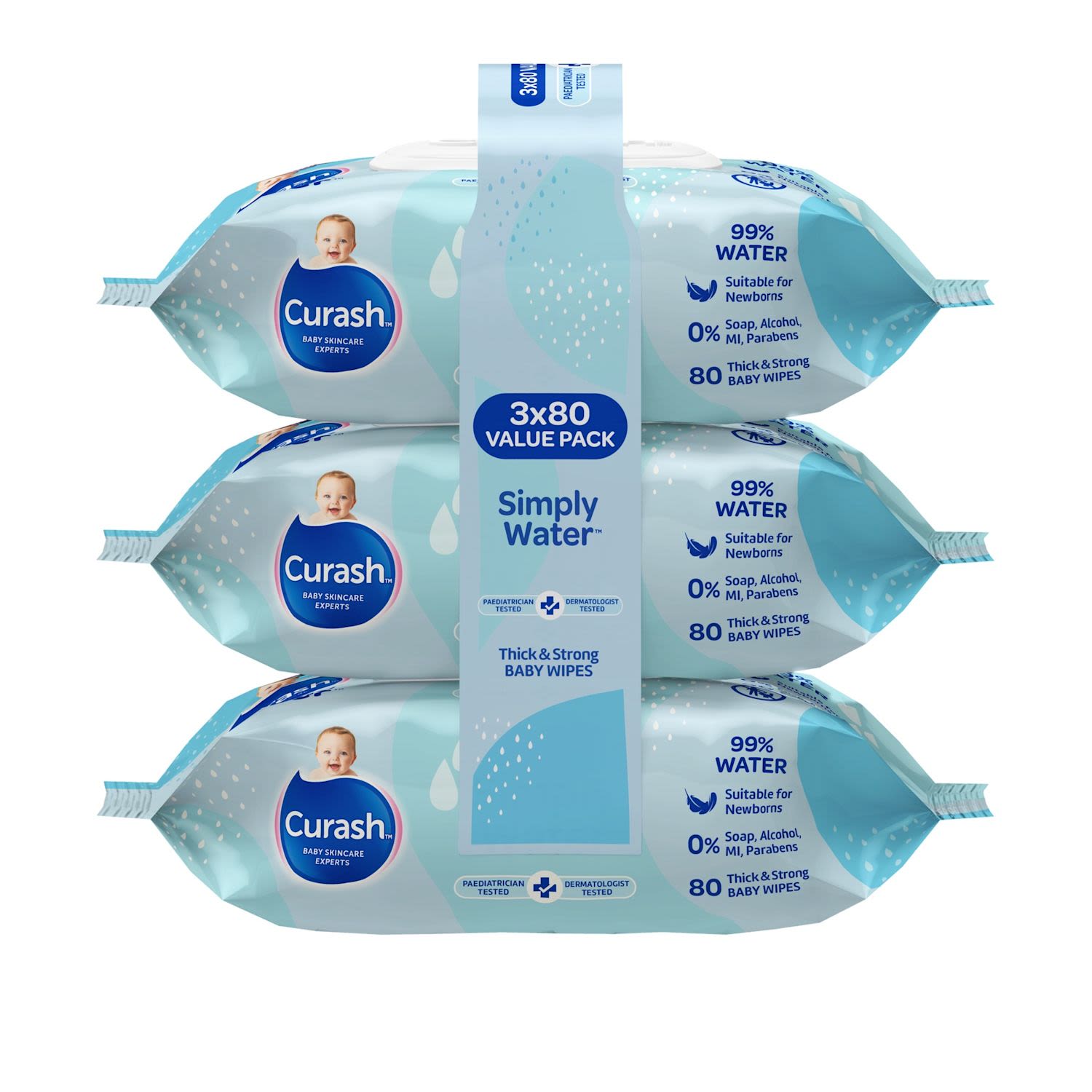 Curash Water Wipes