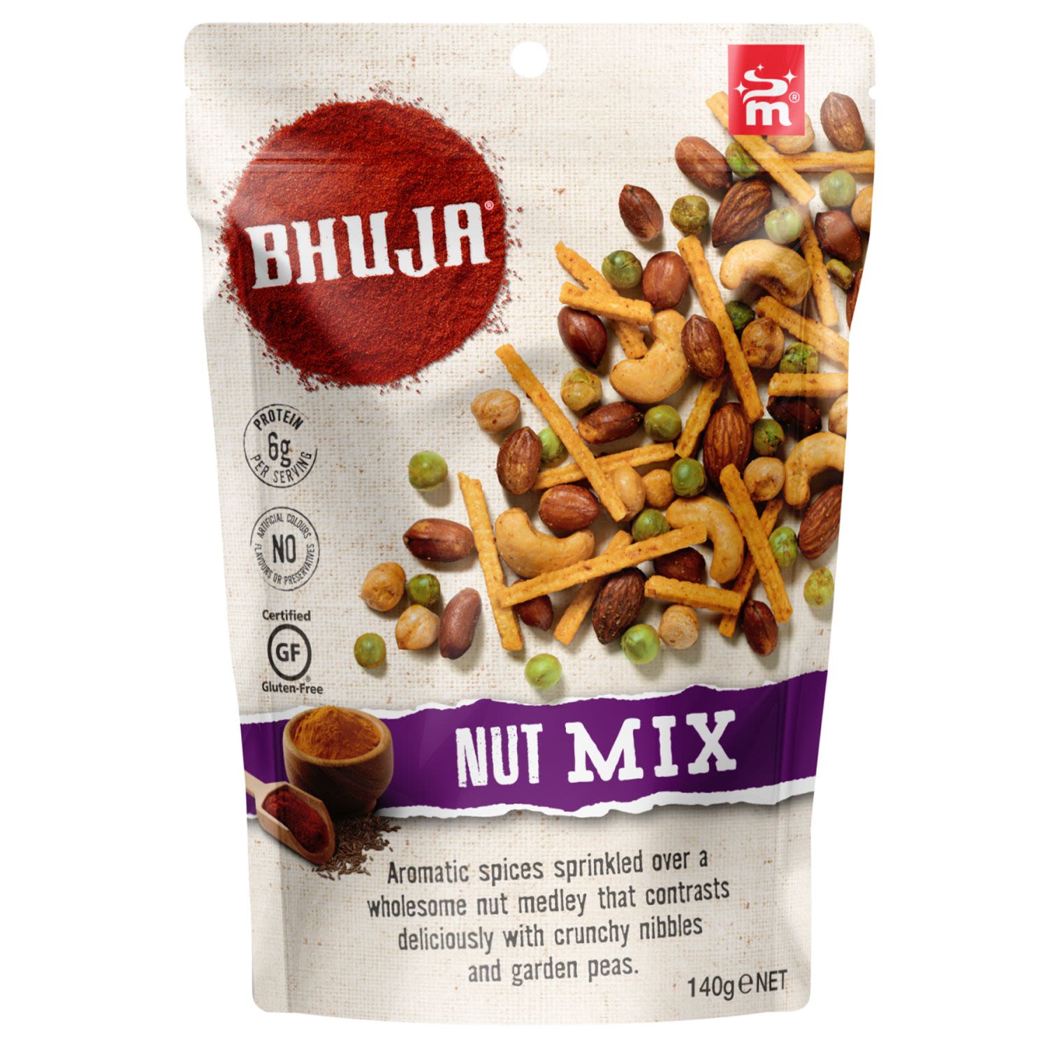 Majans Bhuja Nut Mix, 140 Gram
