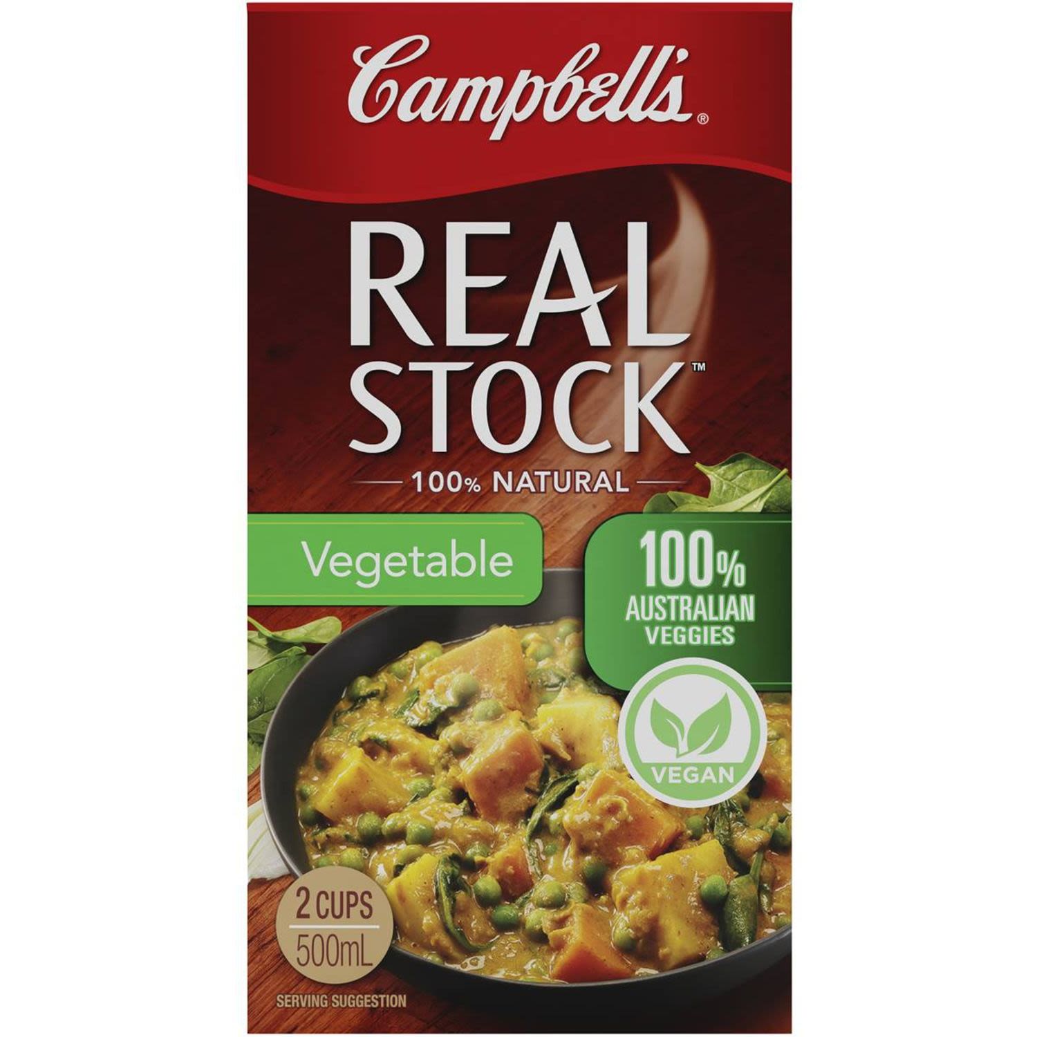Campbell's Real Vegetable Liquid Stock, 500 Millilitre