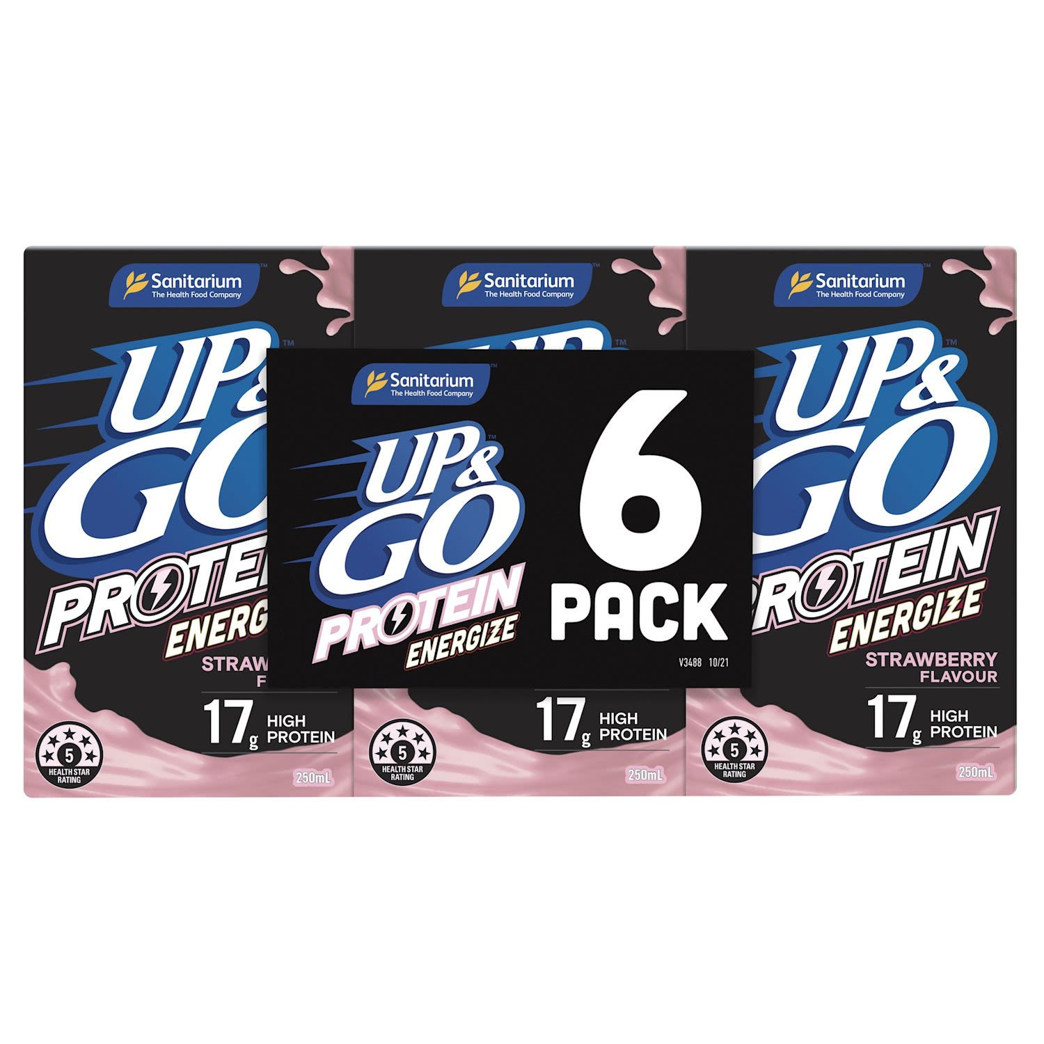 Up & Go Protein Energize Liquid Breakfast Strawberry