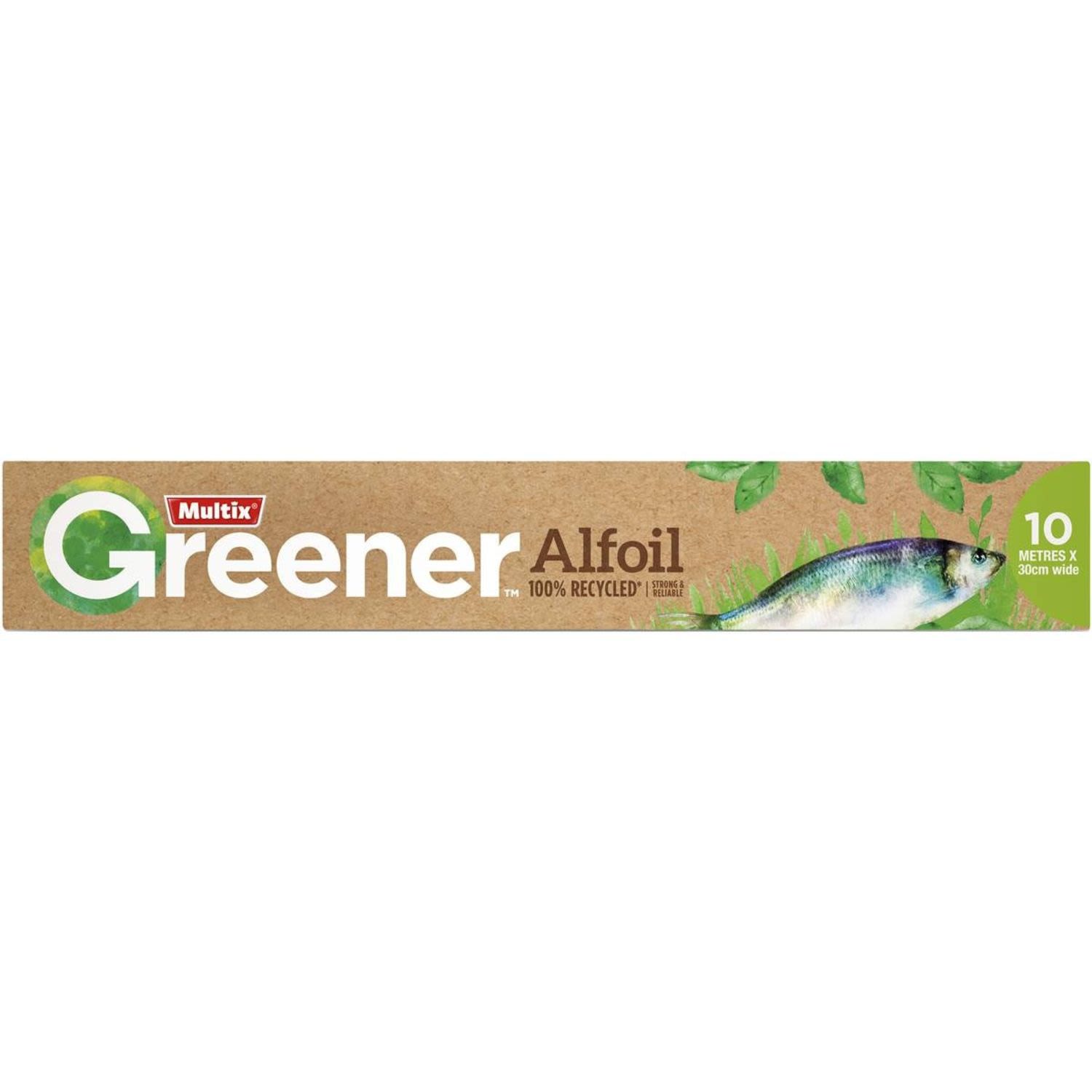 Multix Green Recycled Alfoil 30cm X 10m, 1 Each