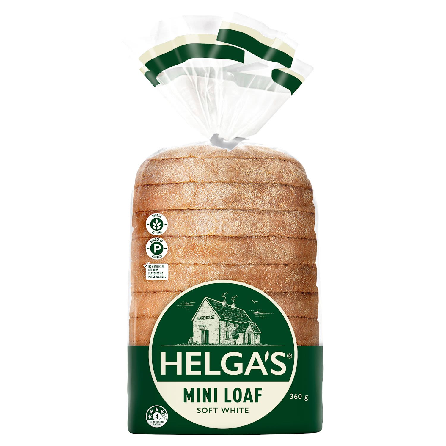 Helga's Traditional White Mini Loaf, 360 Gram
