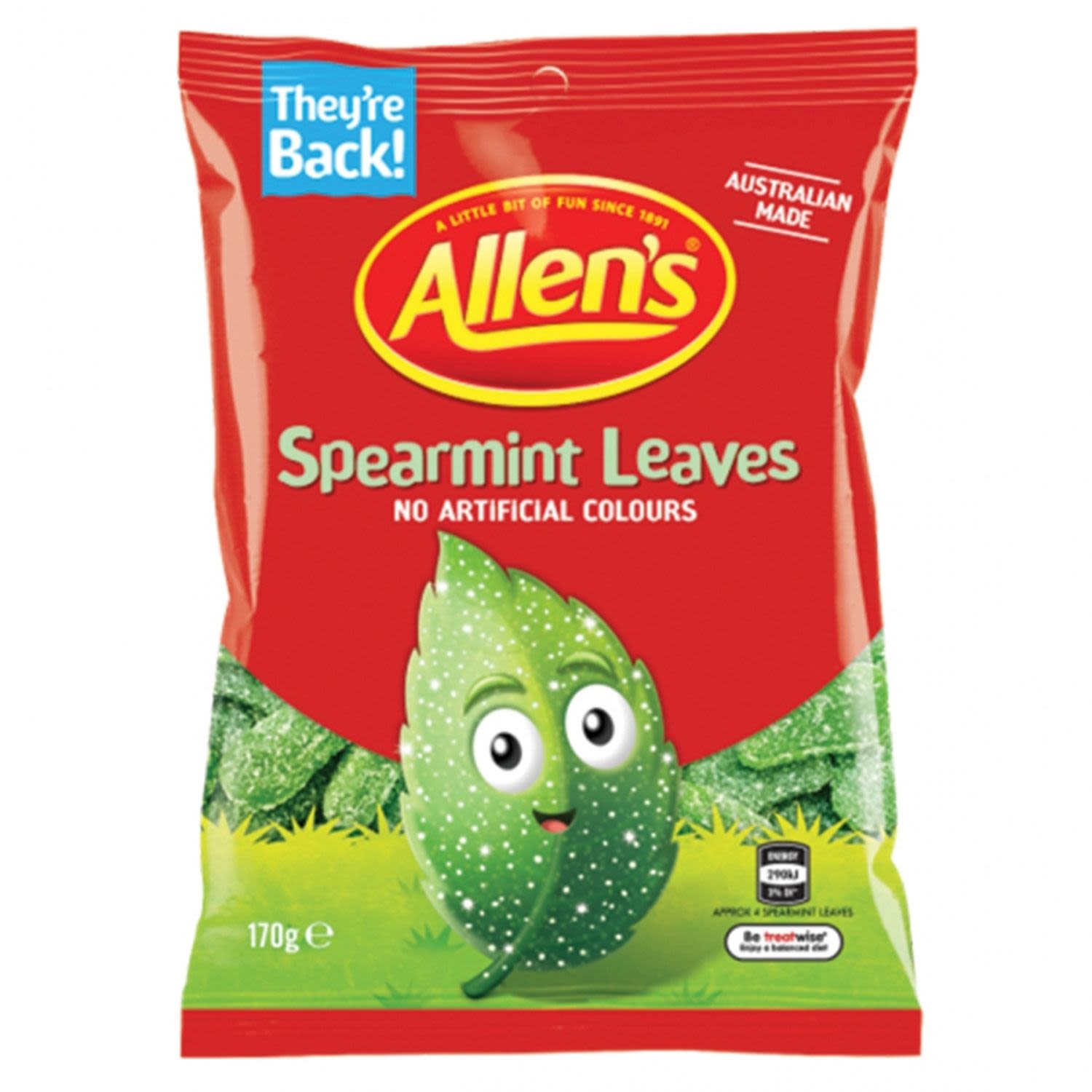 Allen's Spearmint Leaves, 170 Gram