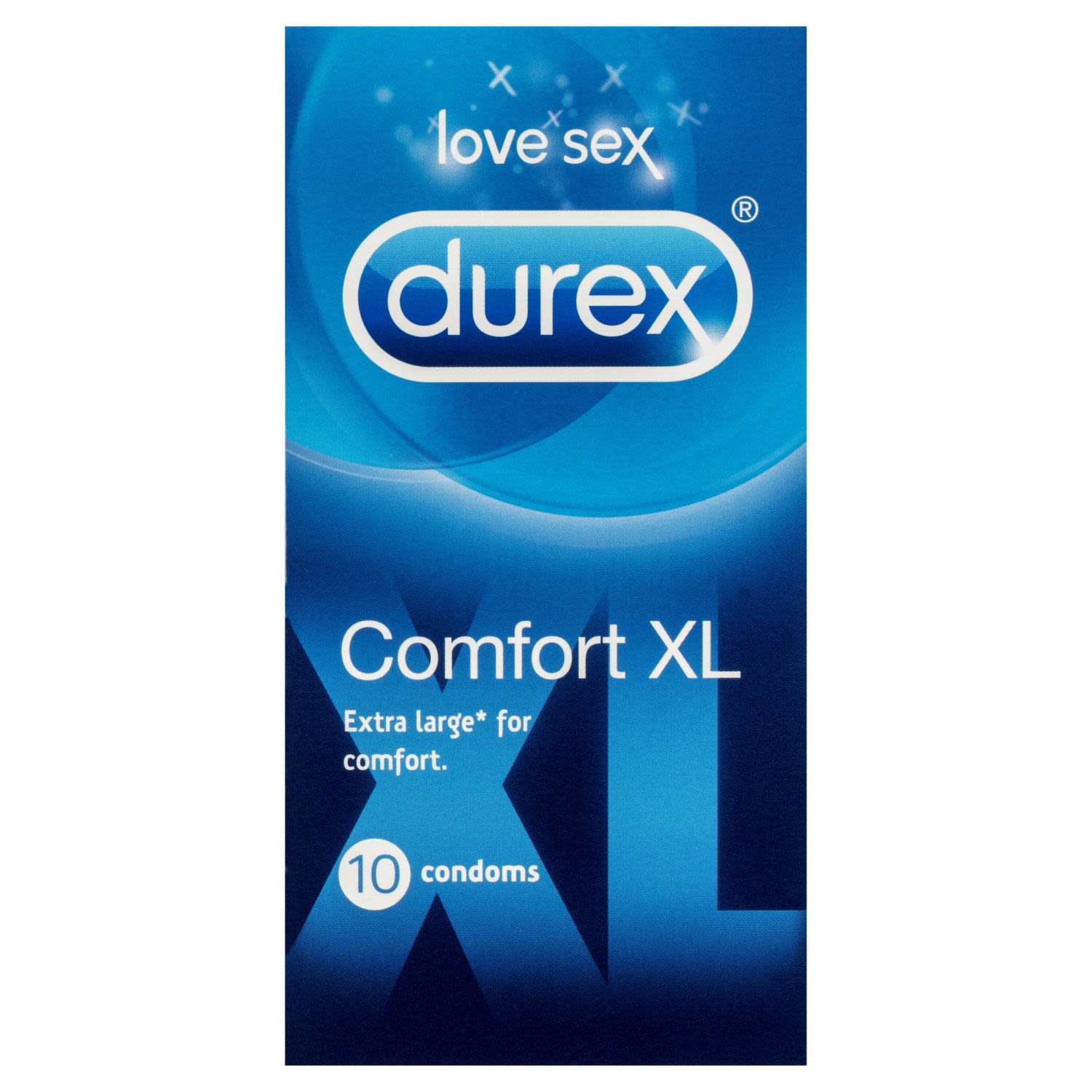 Durex Condom Comfort XL, 10 Each