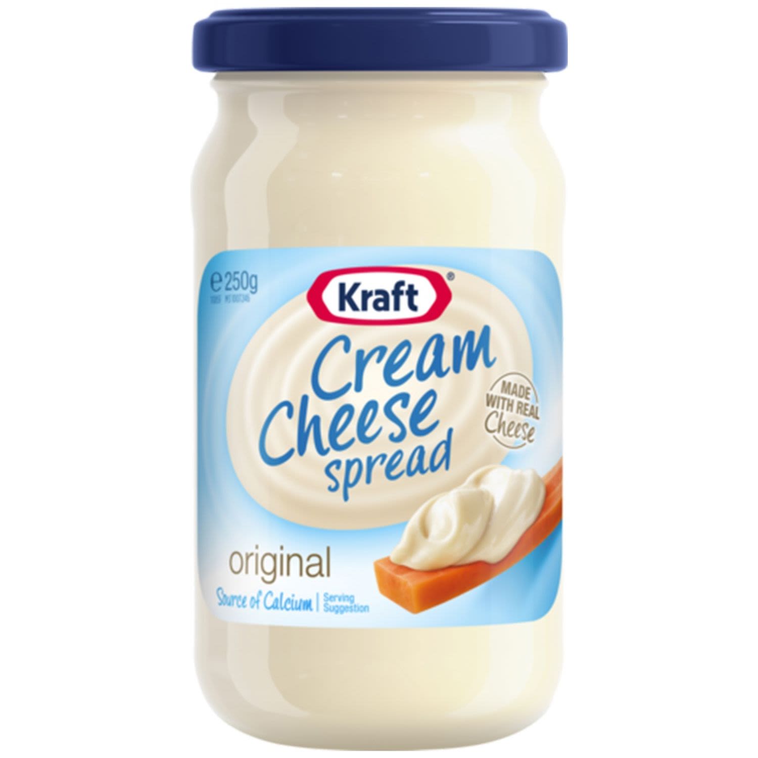 Kraft Cream Cheese Spread Original, 250 Gram