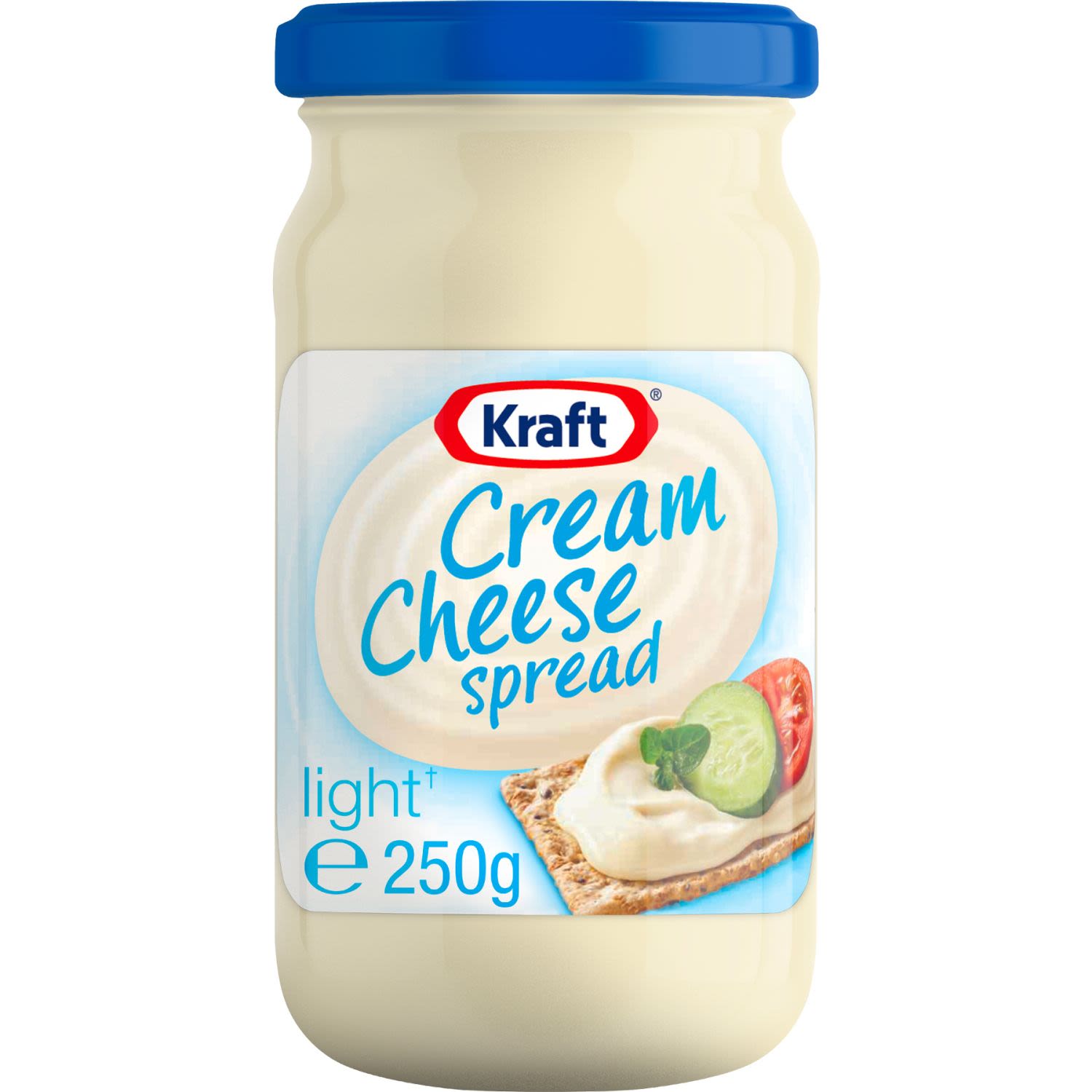 Kraft Cream Cheese Spread Light, 250 Gram