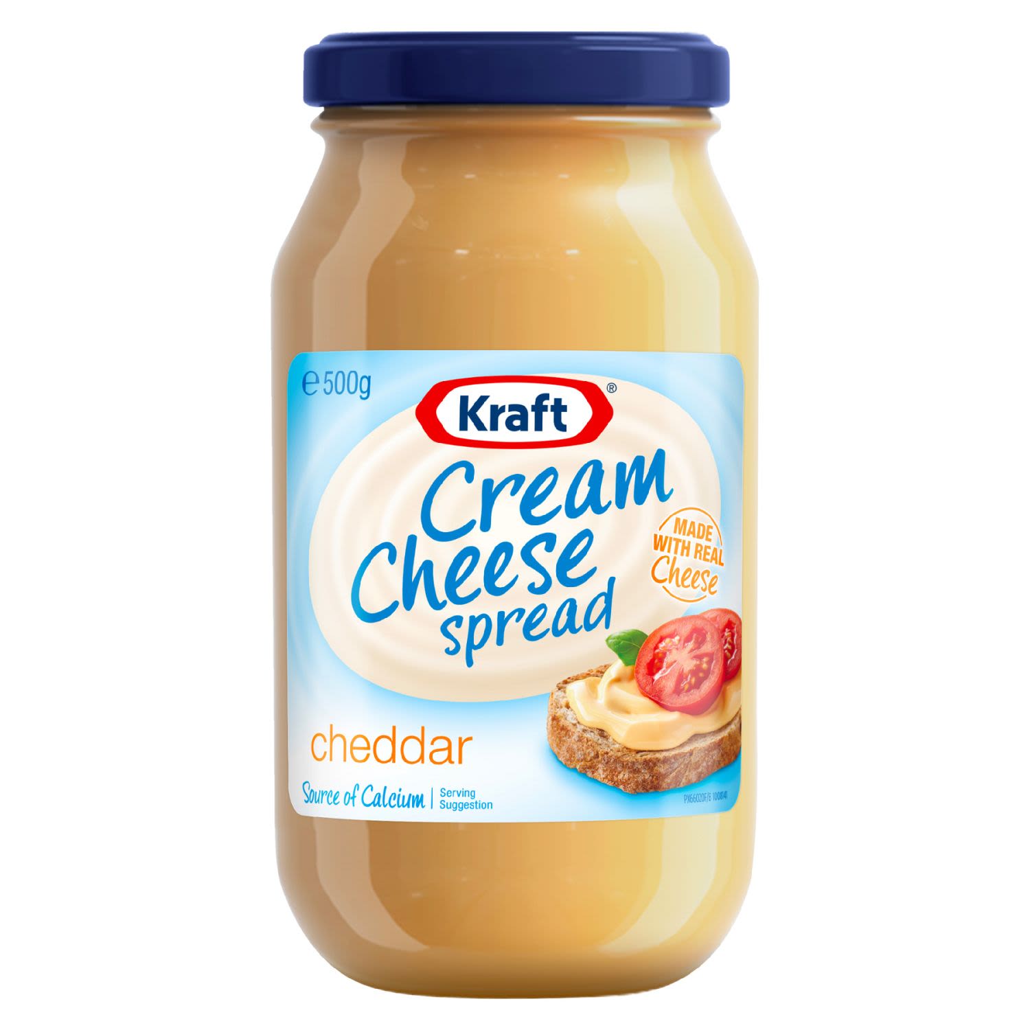 Kraft Cream Cheese Spread Cheddar, 500 Gram