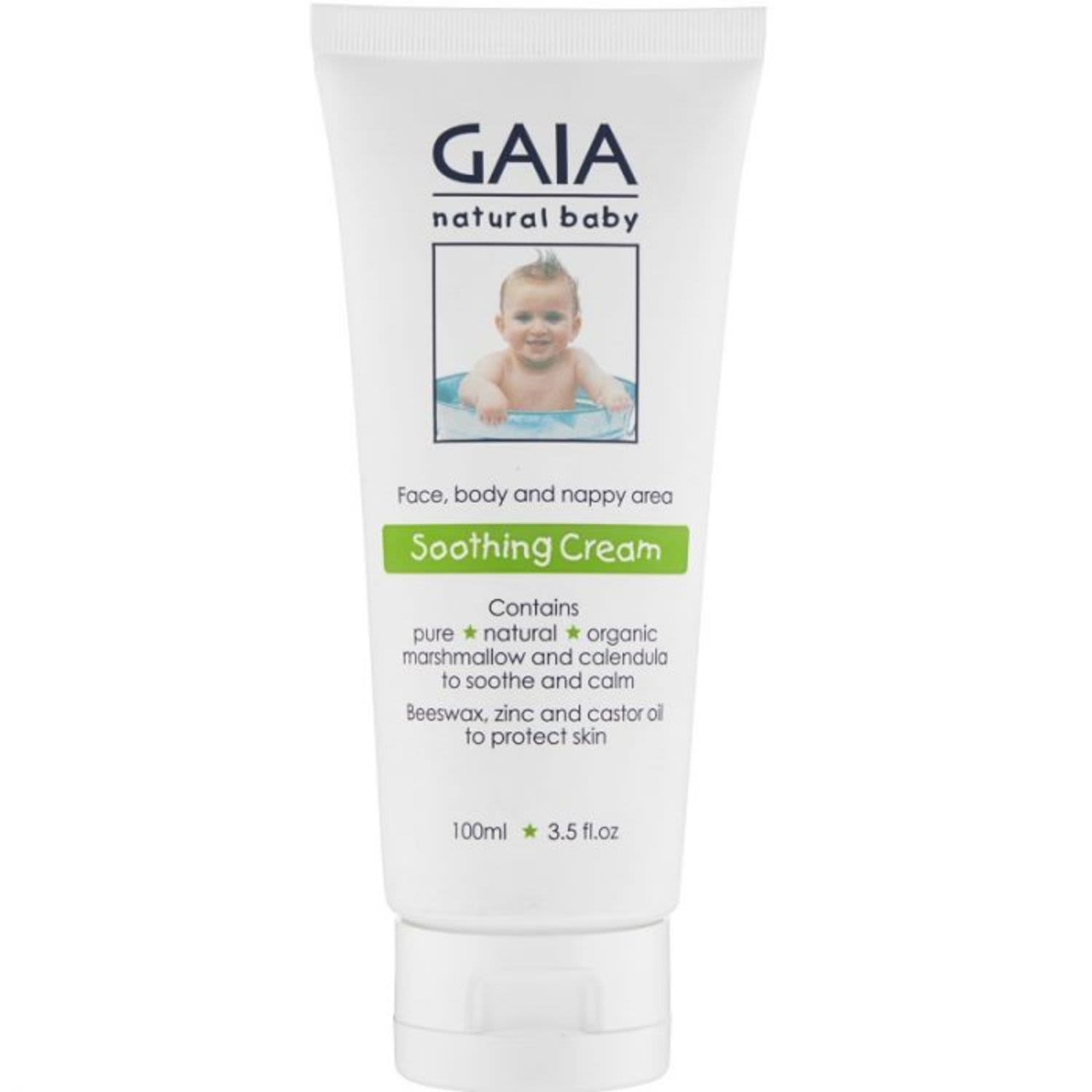 Gaia Natural Baby Soothing Cream, 100 Millilitre