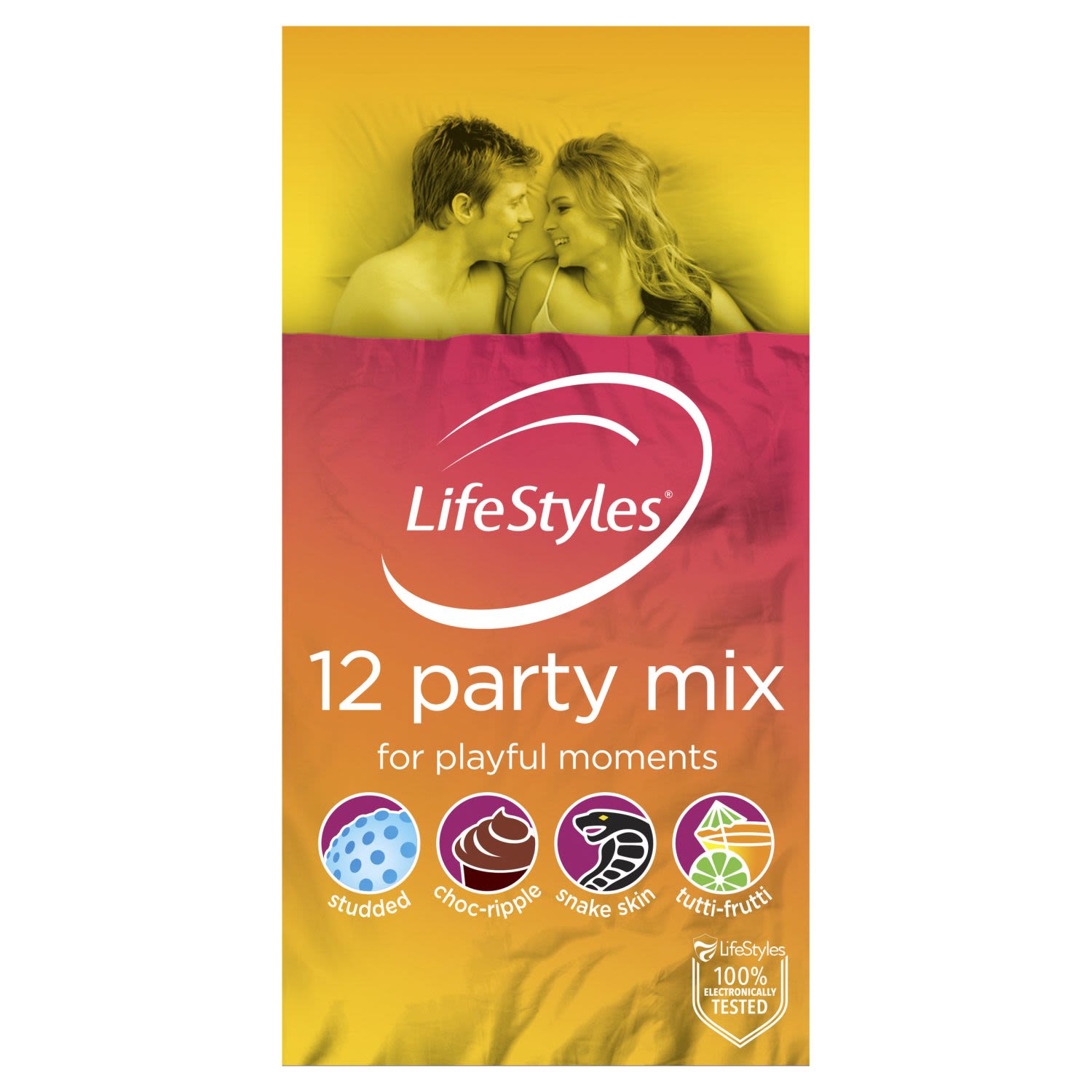 LifeStyles Party Mix Condoms, 12 Each