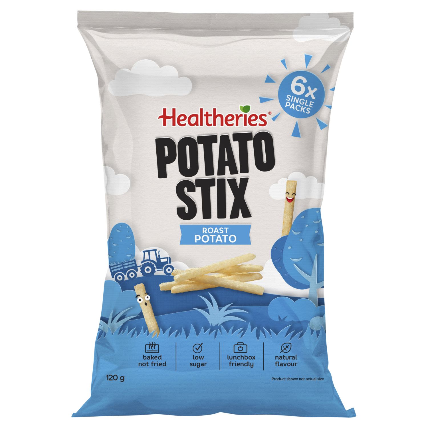 Healtheries Potato Stix Roast Potato Flavour, 6 Each