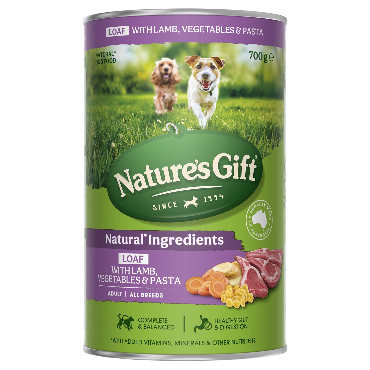 Nature's Gift Meal Time Lamb Recipe With Pasta & Veg Wet Dog Food