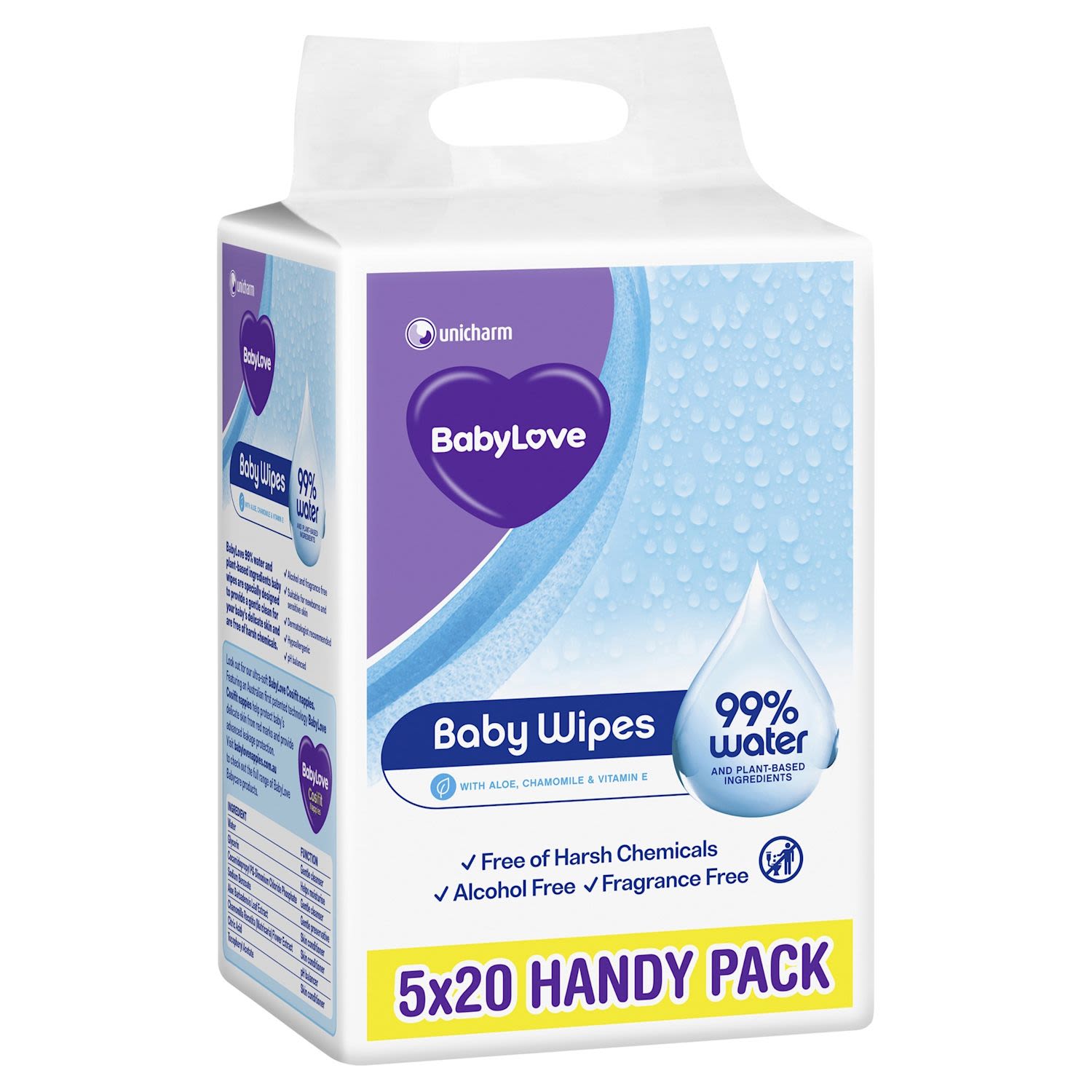 Babylove Baby Water Wipes