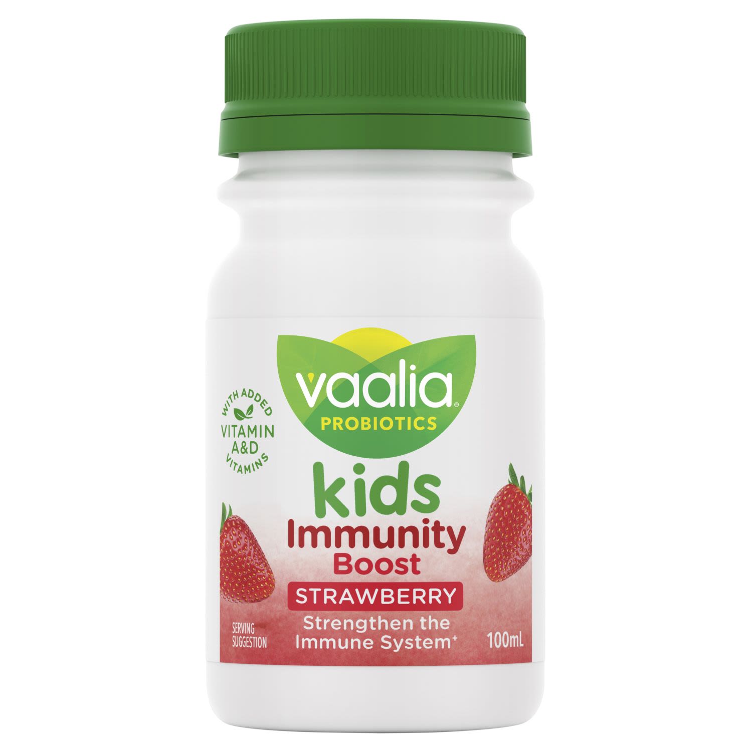 Vaalia Probiotic Kids Immunity Boost Strawberry, 100 Millilitre