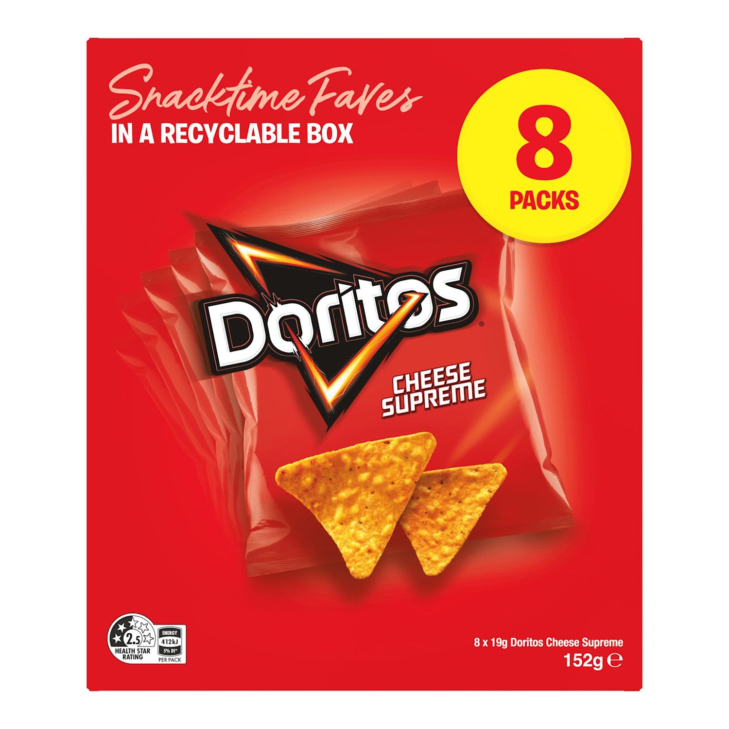 Doritos Cheese Supreme 8 Pack