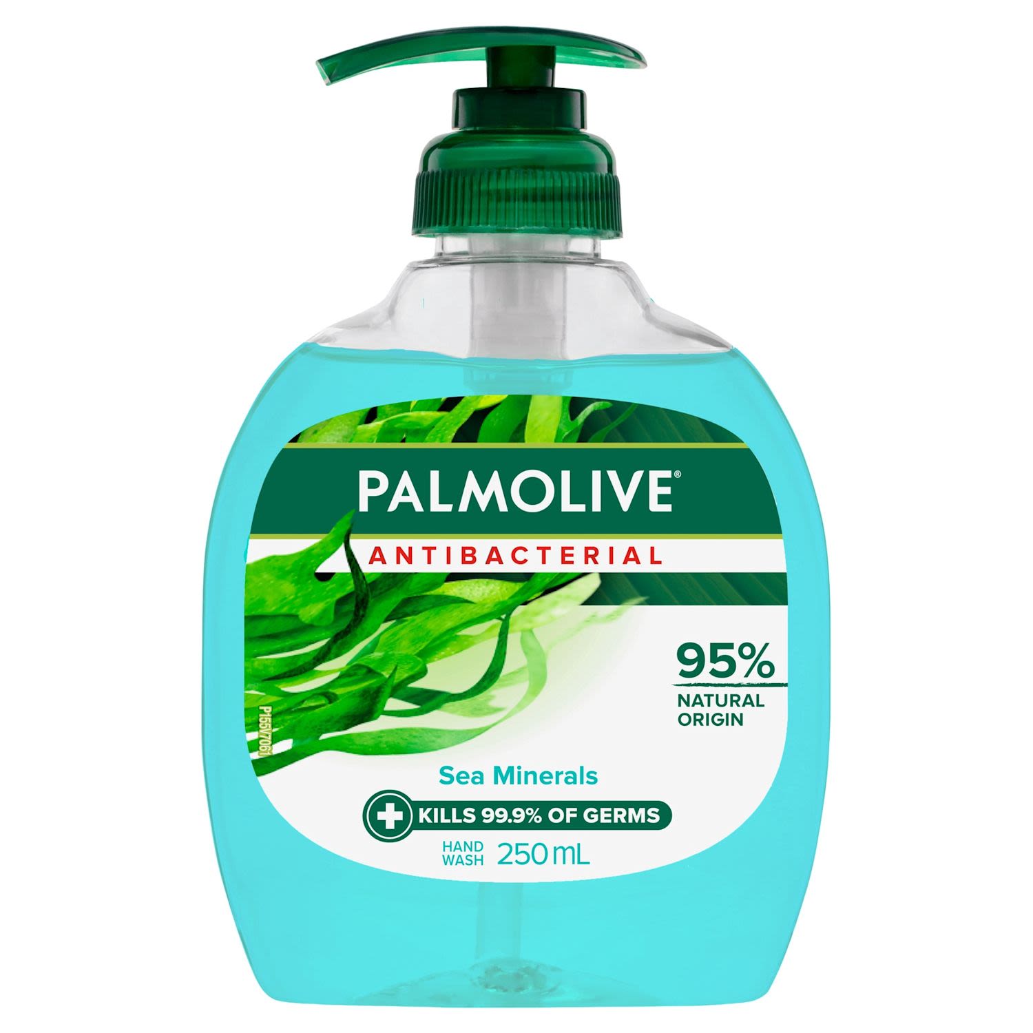 Palmolive Antibacterial Liquid Hand Wash Soap Sea Minerals Deep Cleansing Pump 0% Parabens Recyclable