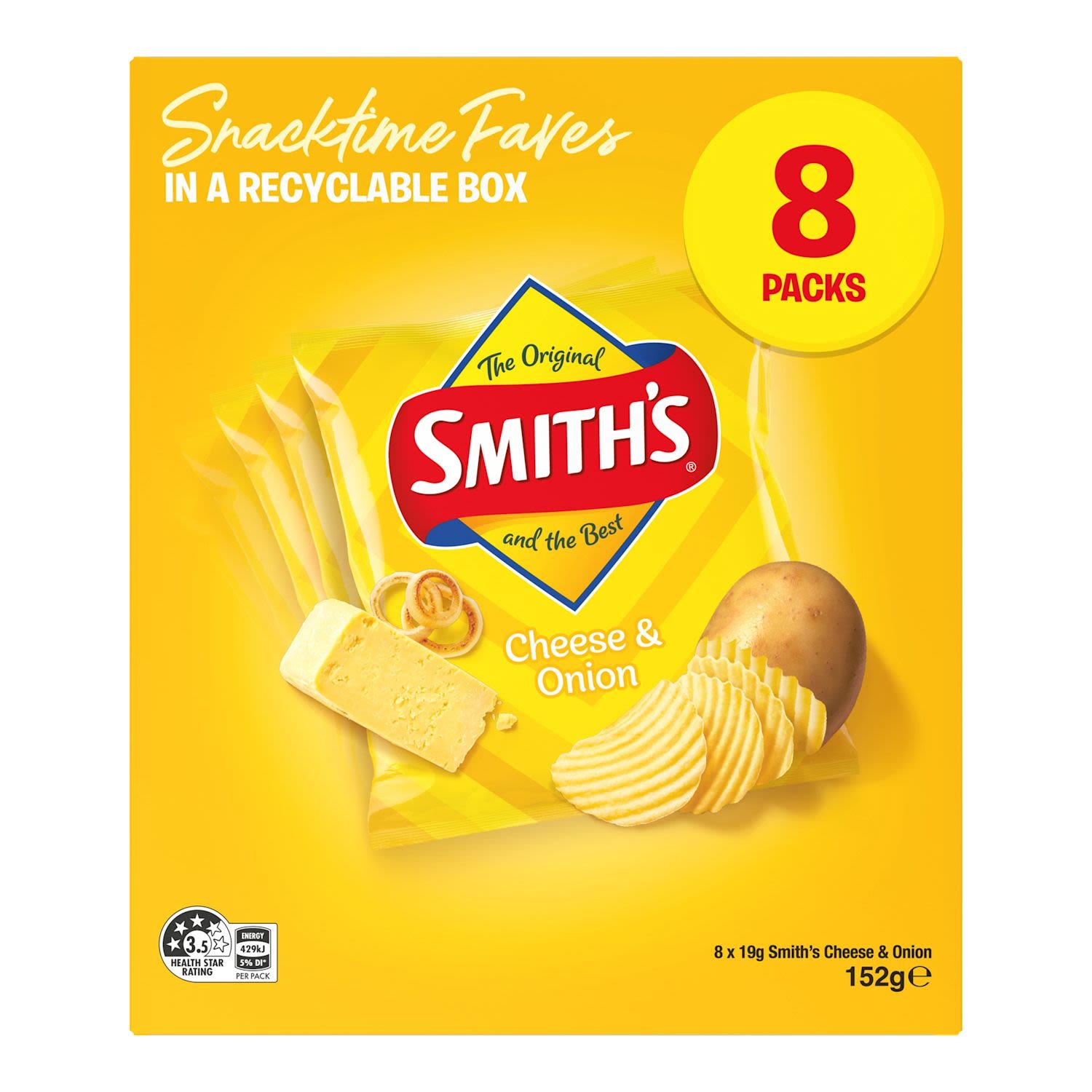 Smith's Cheese & Onion 