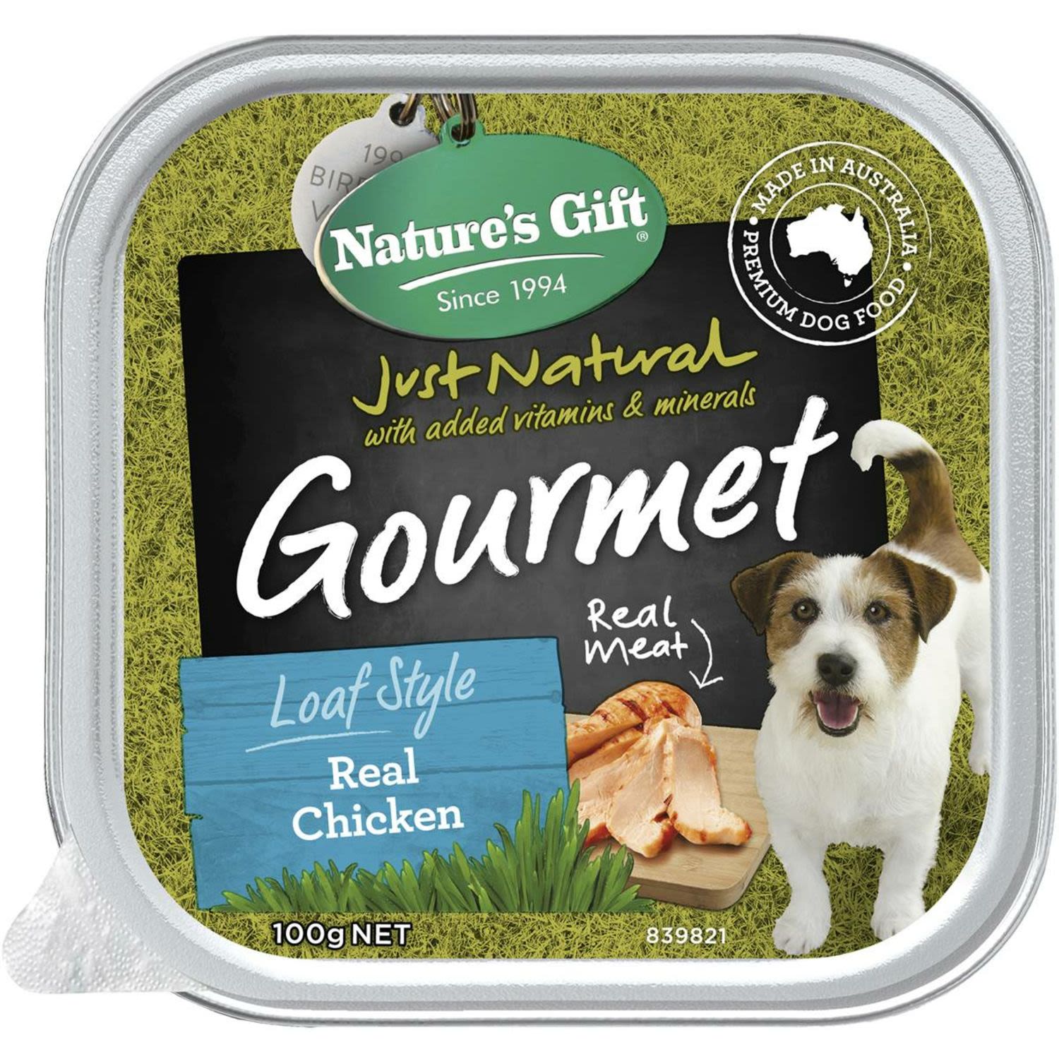 Nature's Gift Adult Dog Food Gourmet Loaf Style Real Chicken, 100 Gram