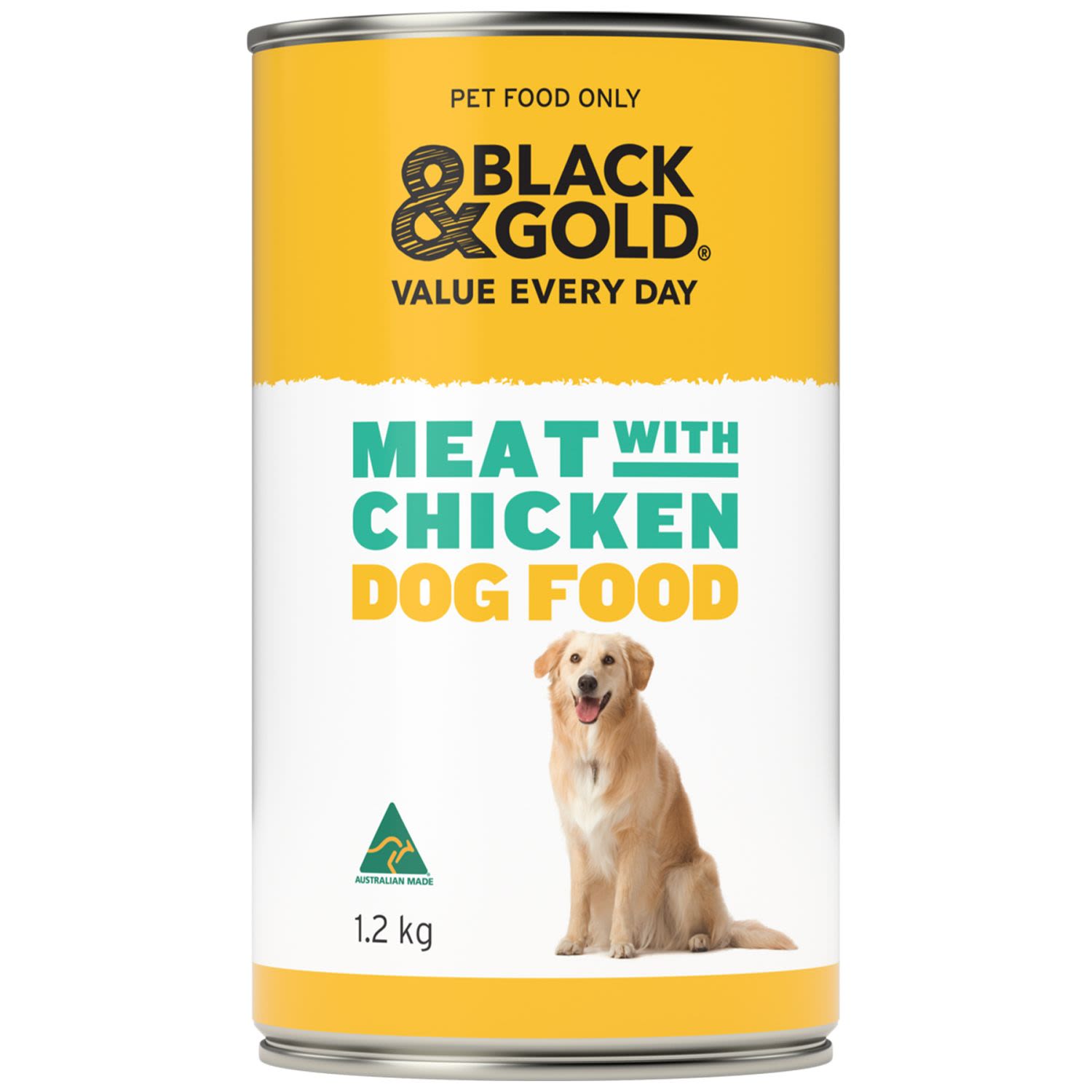 Black & Gold Meat With Chicken Dog Food, 1.2 Kilogram