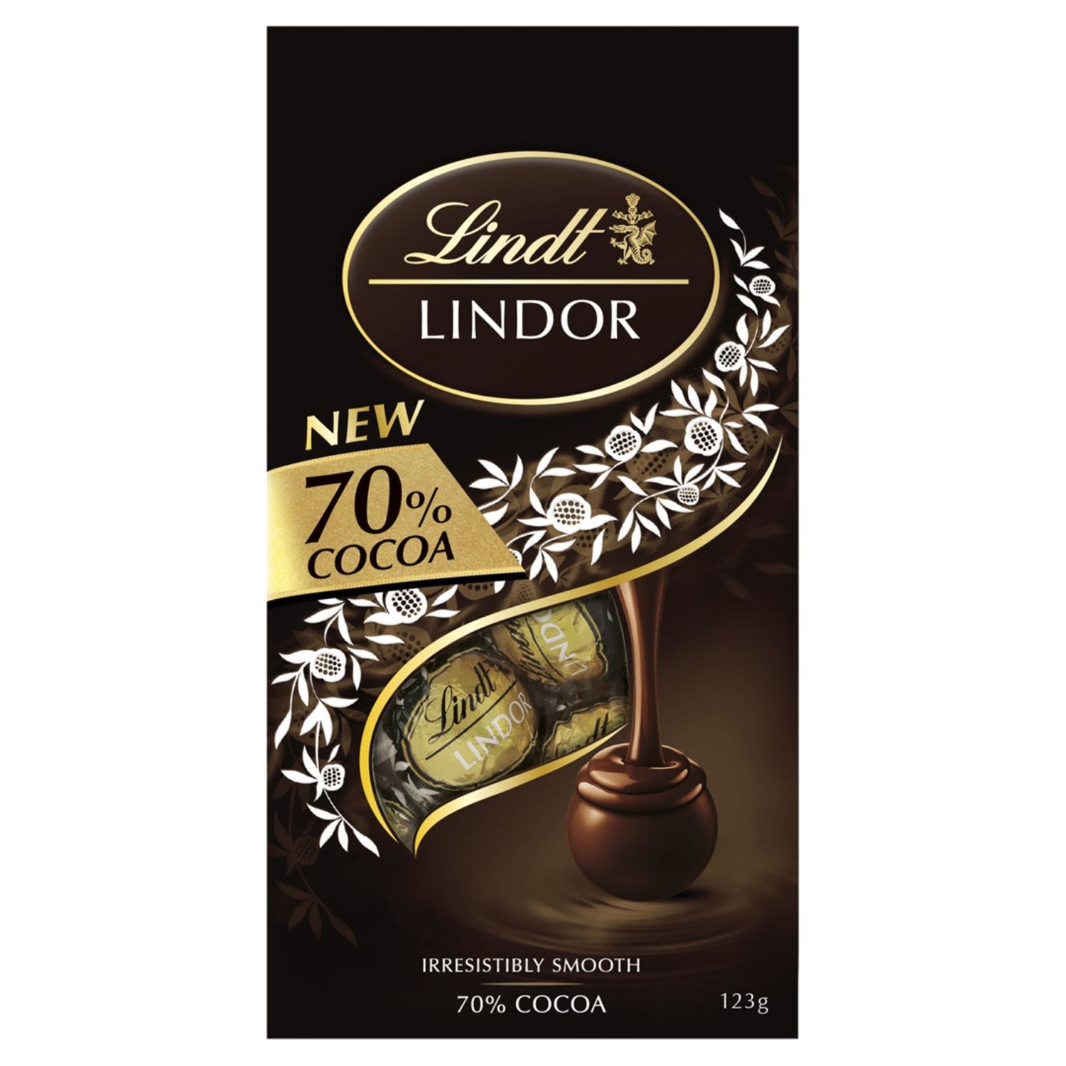 LINDOR 70% Cocoa Bag, 123 Gram