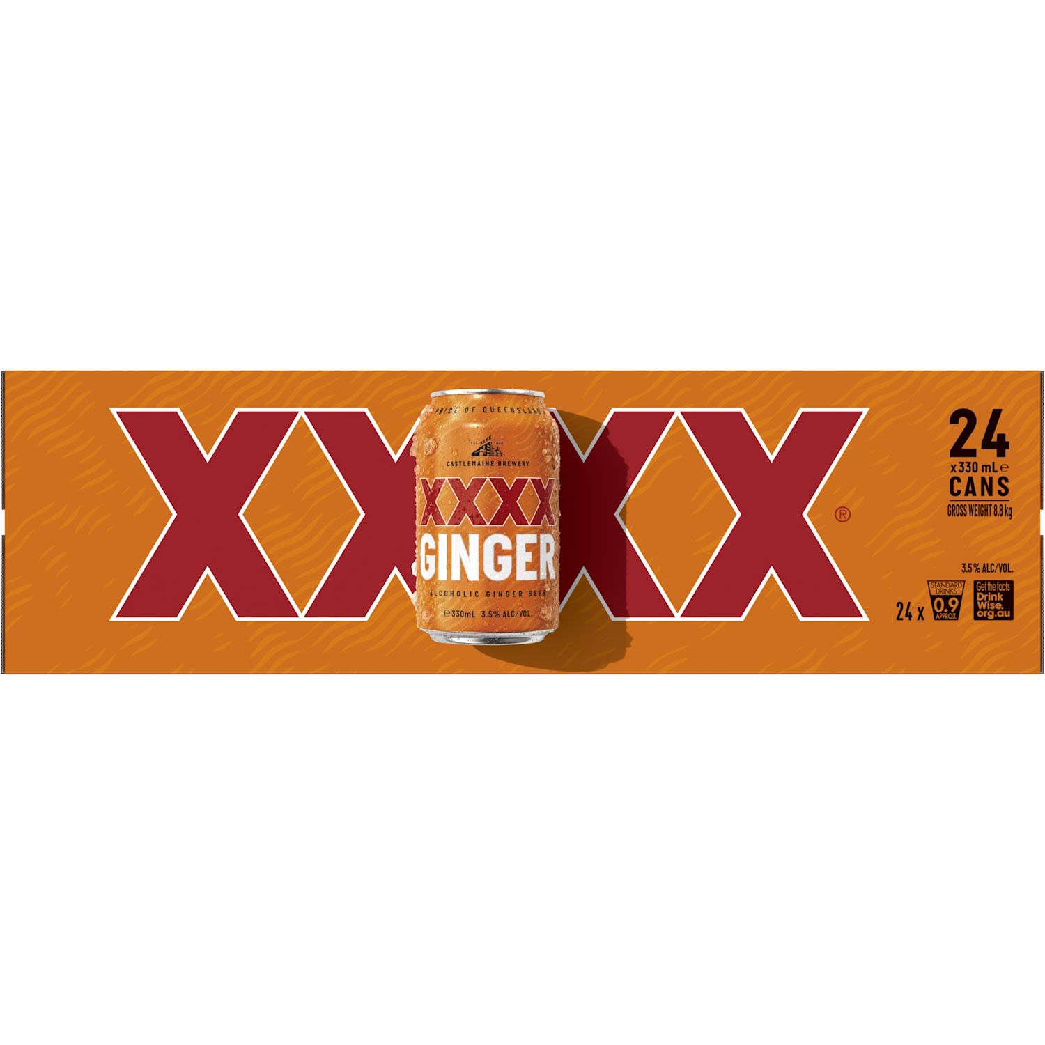 XXXX Ginger Beer Can 330mL 