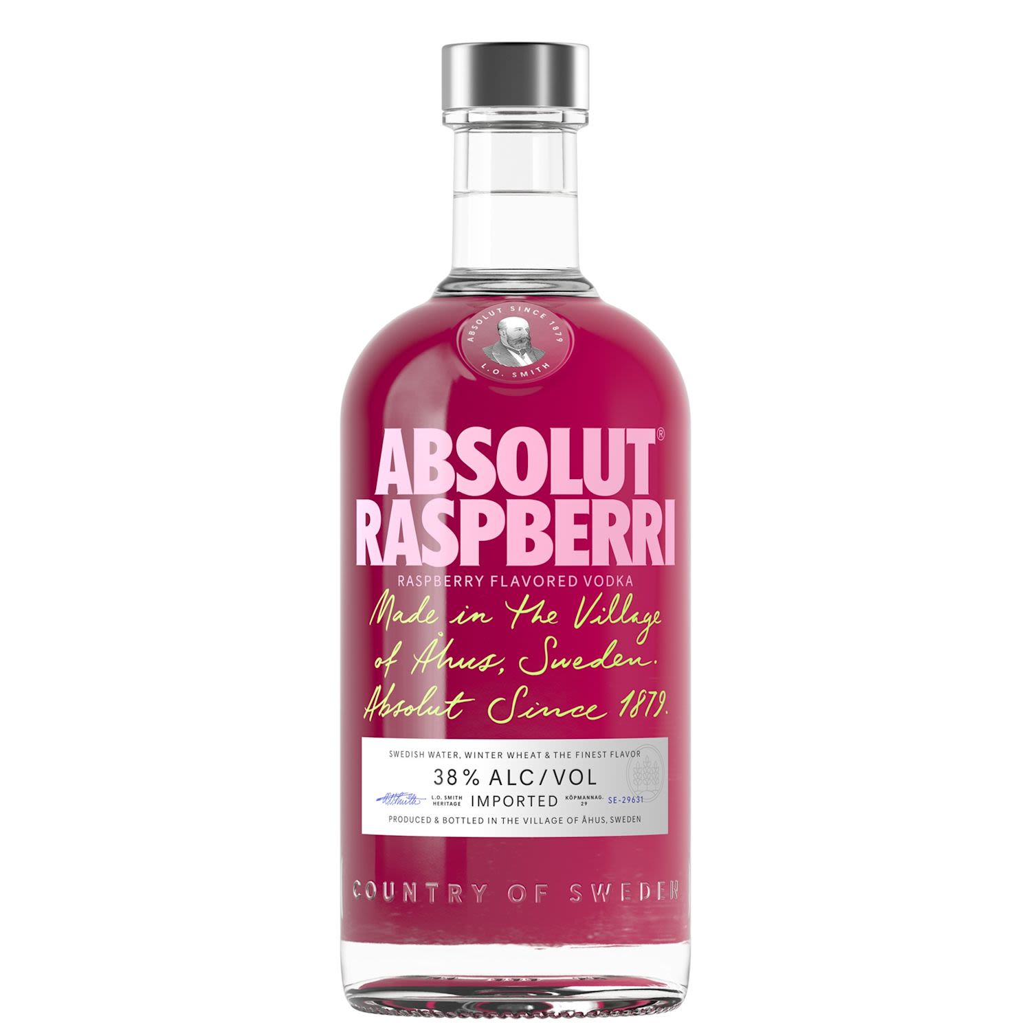 Absolut Raspberri Vodka 700mL Bottle